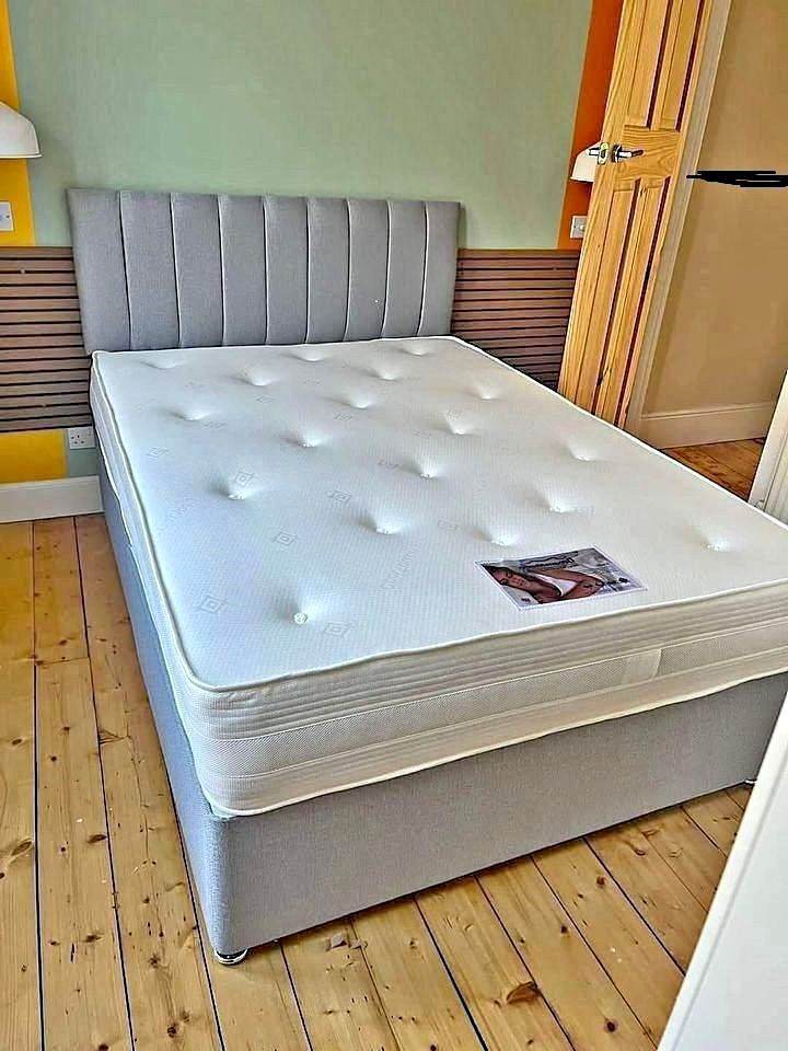 Divan Double (Single + King Size) Bed+Mattress CLEARANCE SALE ON BRAND NEW BEDS WITH MATTRESSES