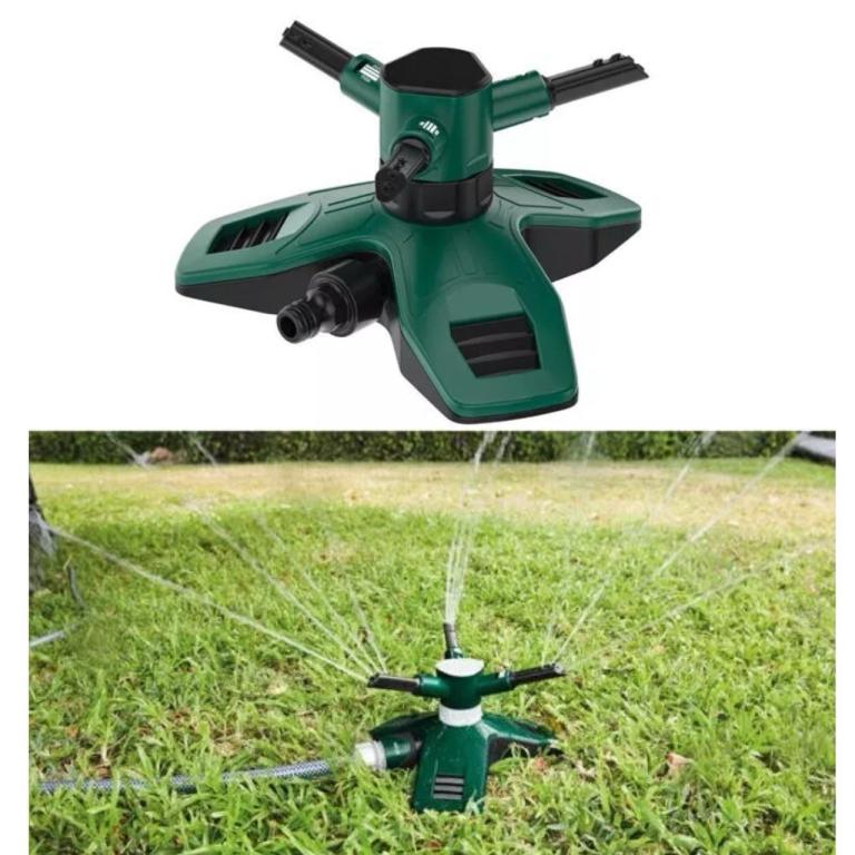 Brand New Parkside Garden Lawn Sprinkler Rotating 360° Automatic Yard Watering Irrigation System