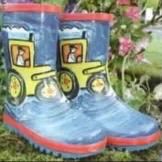 Kids Tractor Wellies - Digger BNIB