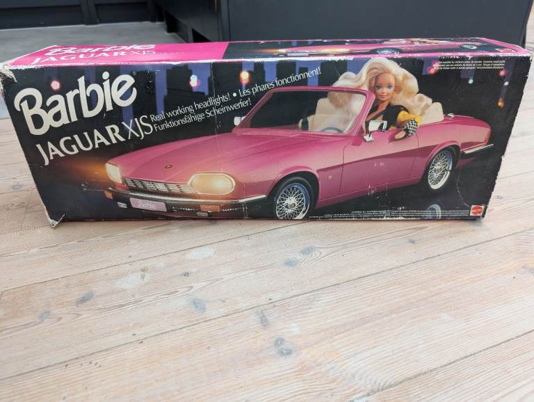 1991 Vintage Barbie Jaguar XJS Pink