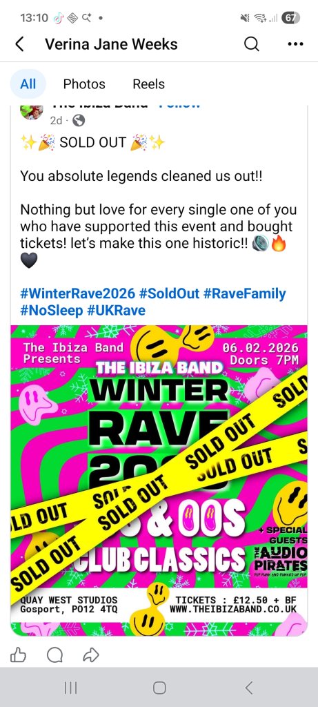 Winter Rave TICKETS Gosport 