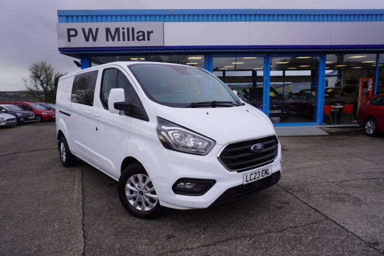 2023 Ford Transit Custom 2.0 EcoBlue 130ps Low Roof D/Cab Limited Van Auto PANEL VAN DIESEL Autom...
