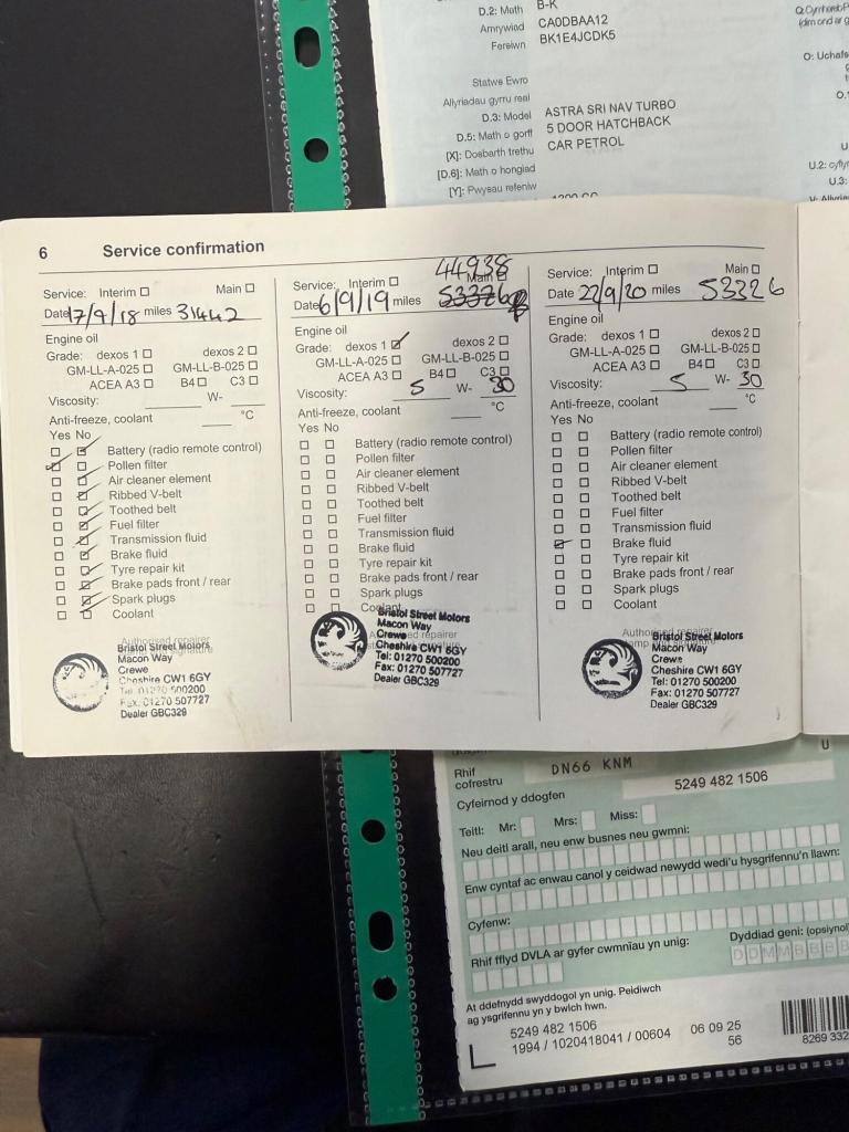 2016 Vauxhall Astra 1.4i Turbo SRi Nav Euro 6 5dr HATCHBACK Petrol Manual