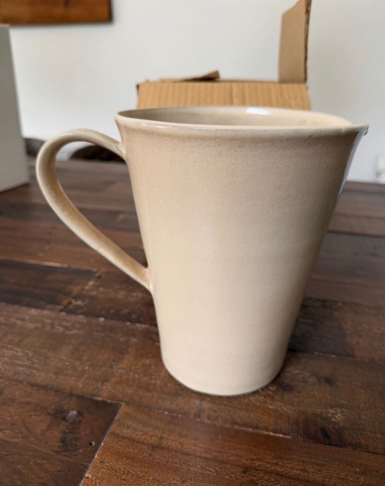 Zara Home Cream Beige Ceramic Jug New with the box