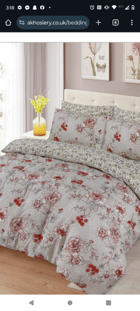 Double and single bedding 