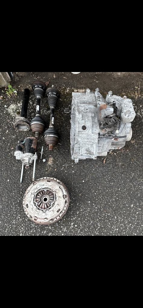 Audi A3 140 Diesel Rebuilt Gearbox, LUK Dual Mass + Clutch All covered 2,421 Miles.