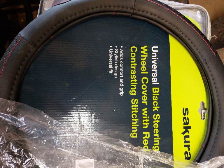 Steering wheel covers/seat belt pads