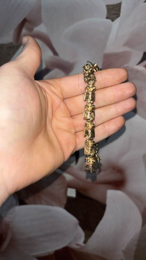 9ct Gold Lego Bracelet 