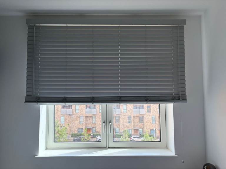 50mm Fauxwood Blind W165cm D120cm