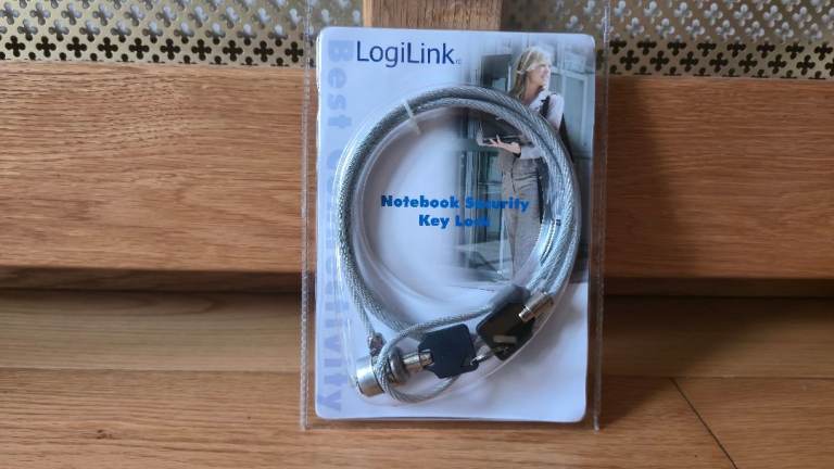LogiLink Notebook / Laptop Security Lock With Keys - 1.5 m Cable (Brand New)