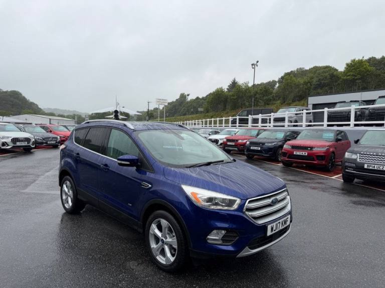 2017 17 FORD KUGA 1.5T ecoBoost TITANIUM X AWD Auto 4x4 Metallic Blue / Black