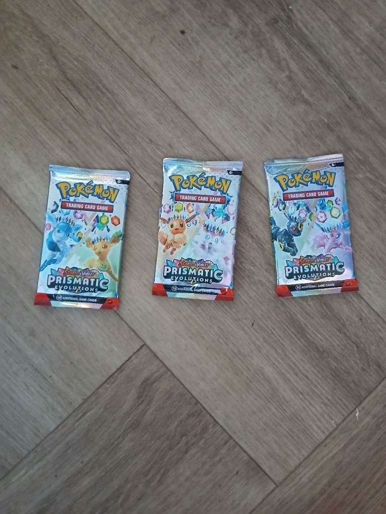 Pokemon Prismatic Evolution Trading Card Game Booster Packs - New