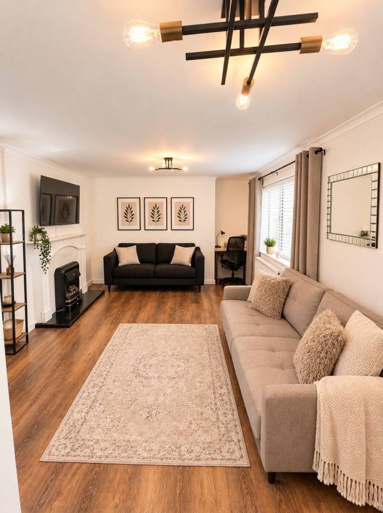 4-Bedroom House in High Wycombe – Accommodation for Contractors & Families – Weekly & Monthly Stays