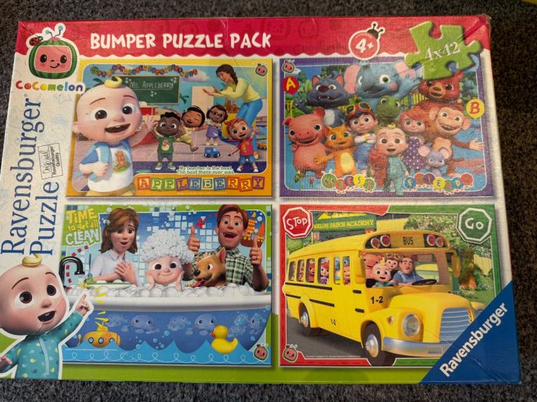 4 x CoComelon Puzzles (42 Pieces Each)