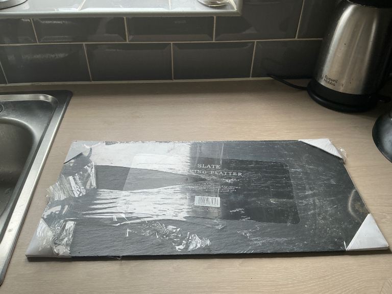 New Slate Serving Platter – Still in Packaging