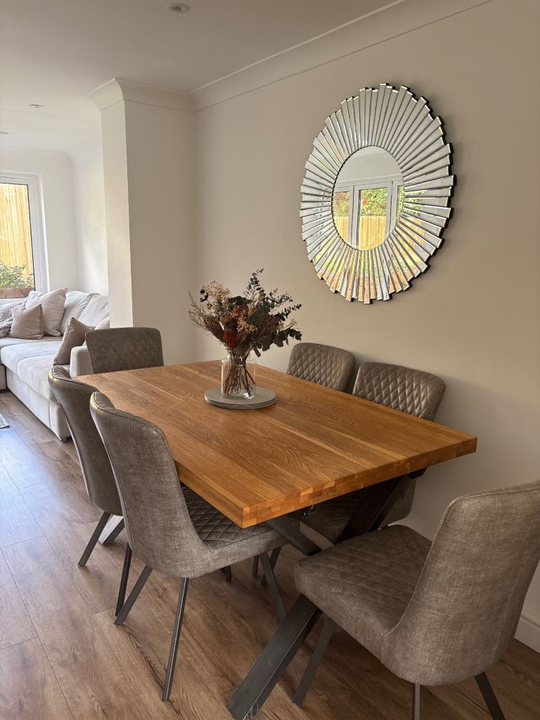 Oak Dining Table - Furniture Village Earth Collection