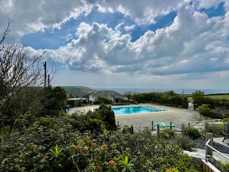 Willrby Aspen on private sale at Seaview Gorran Haven, Cornwall PL26 6LL sea views and deck