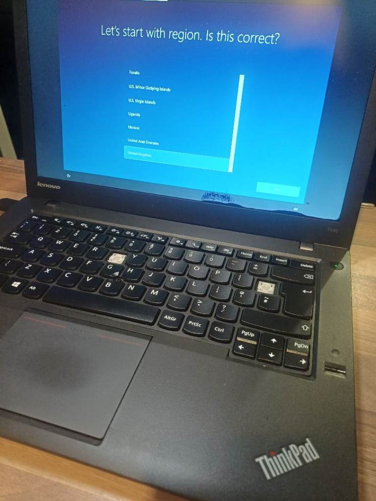 Lenovo ThinkPad T440 14" i5 Laptop 500GB HDD Fingerprint Reader Some Faulty Keys