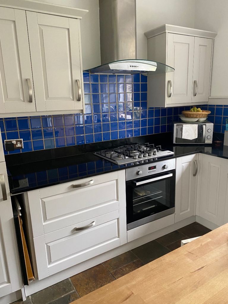 Black granite worktops