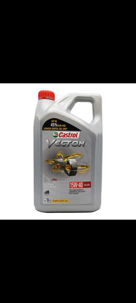 2 x 5l Castrol vecton 15w40 engine oil