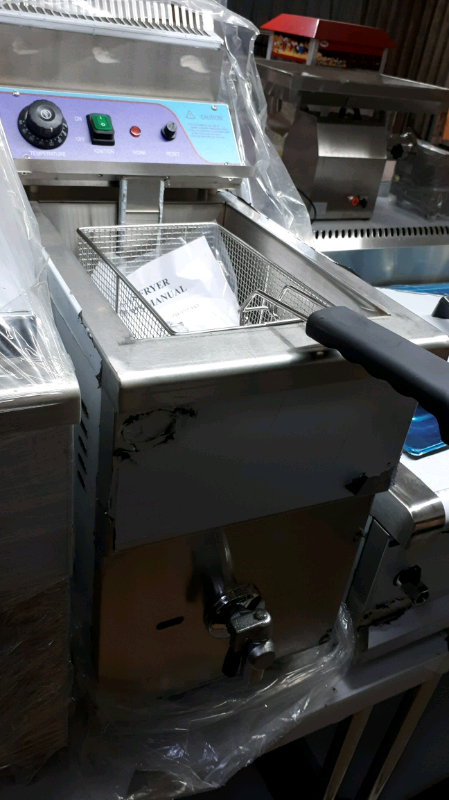 Lpg single basket gas fryer BRAND new