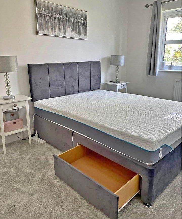 Divan Double (Single + King Size) Bed+Mattress CLEARANCE SALE ON BRAND NEW BEDS WITH MATTRESSES