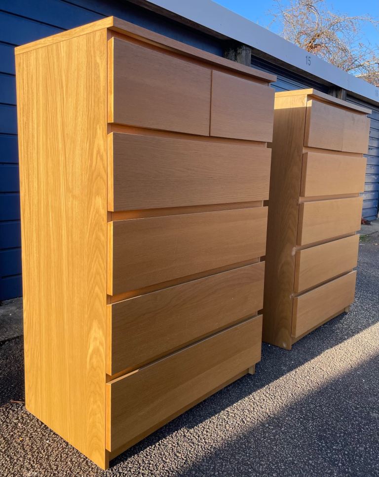 image for 2 IKEA chest of drawers Delivery Available 