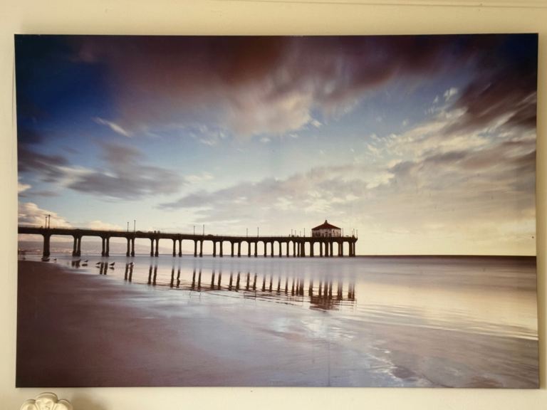 Large canvas of Manhattan Beach Pier 