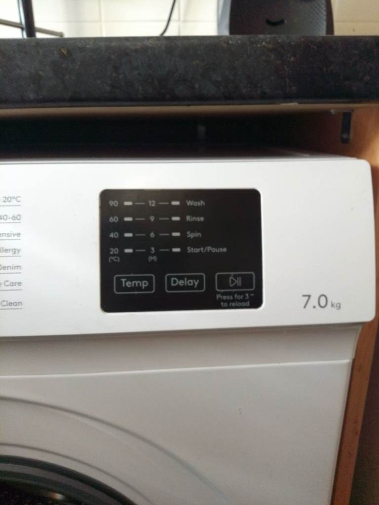 7kg Washing Machine – White, Good Condition