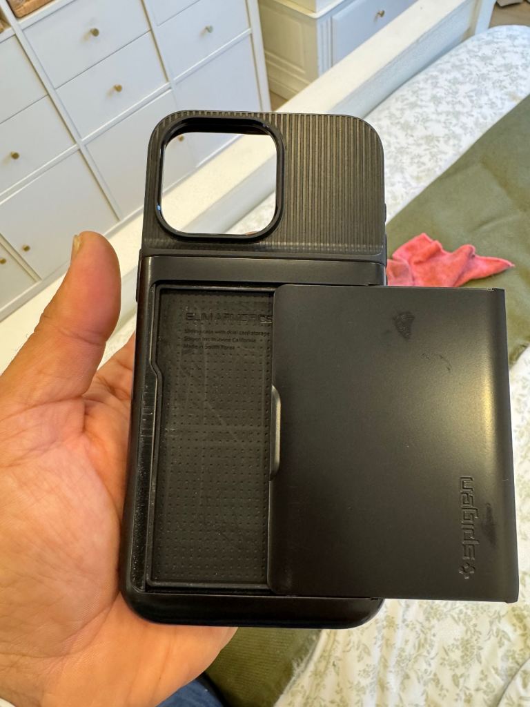 Phone card case genuine spigen