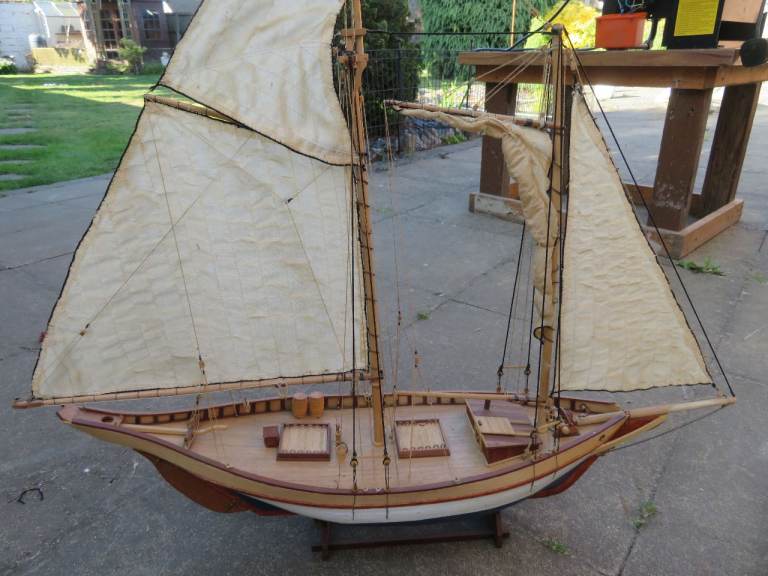 Wooden Model Boat