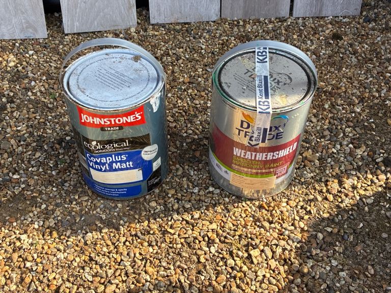Two tins paint - FREE