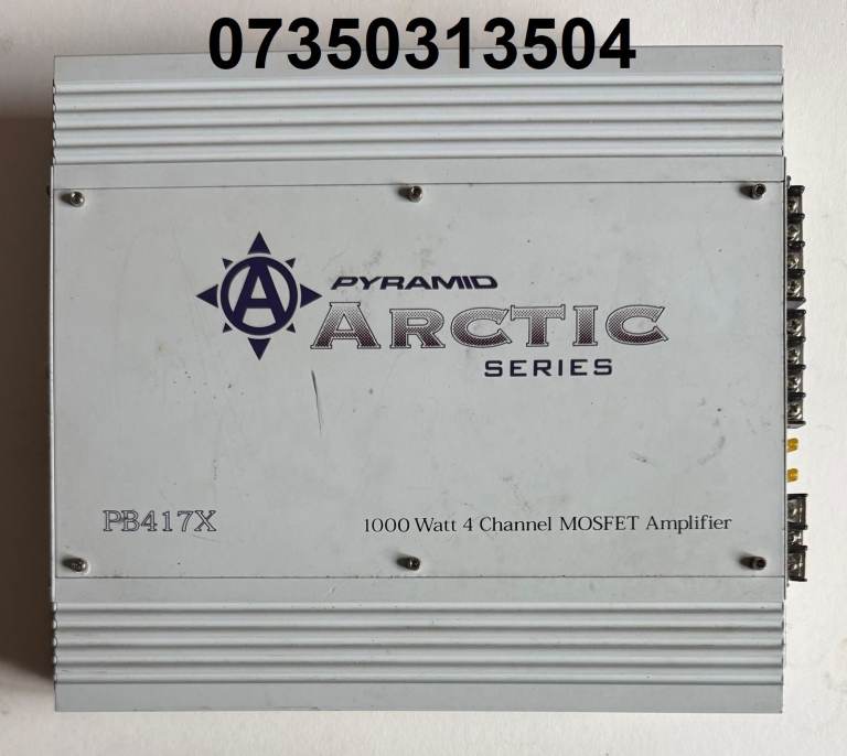 Pyramid PB417X 4-Channel Bridgeable MOSFET Car Amplifier 1000W