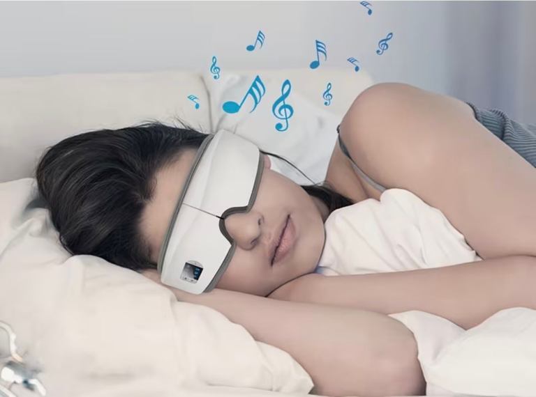 BNIB NVND 4D SMART PORTABLE EYE MASSAGER + VIBRATION + HEATING + MUSIC Relaxation