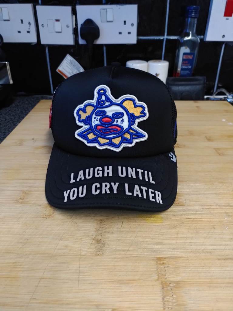 Gorrin Bros RARE CAP - Sad Clown Trucker Hat, Excellent Condition