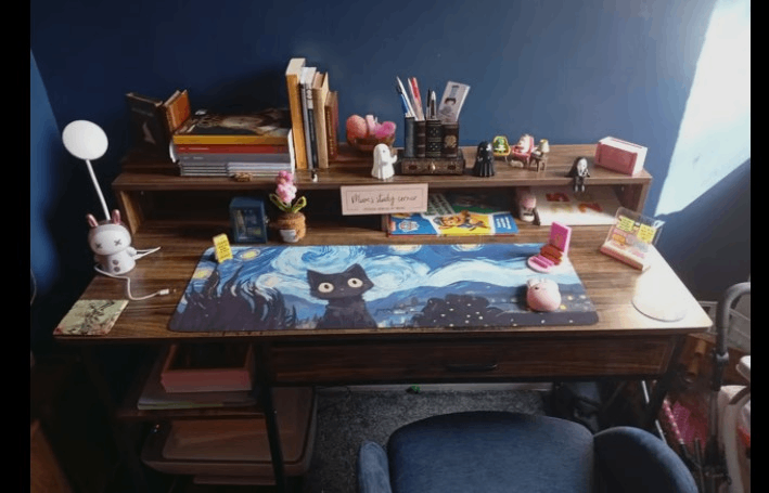 Desk and Swivel Chair 