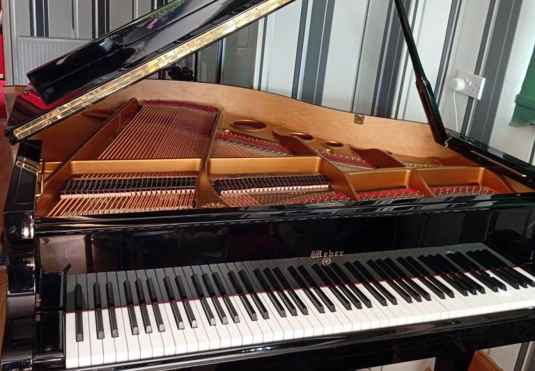 Weber baby grand piano