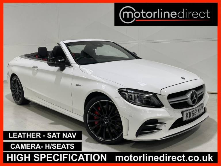 2018 Mercedes-Benz C Class 3.0 C43 V6 AMG (Premium Plus) Cabriolet 2dr Petrol G-Tronic+ 4MATIC Eu...