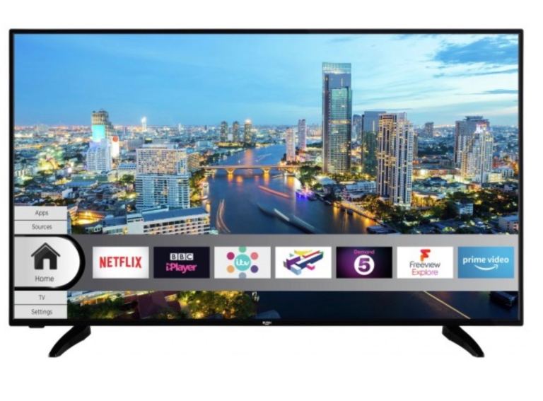 Bush 55 inch SMART 4k uhd LED TV with HDR and Freeview + Remote 