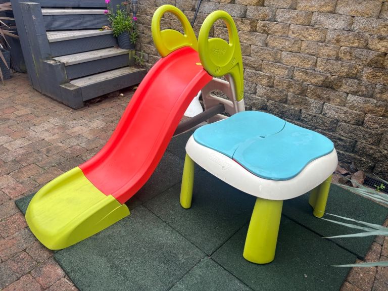 Smoby Slide and Sand/Water Play Table