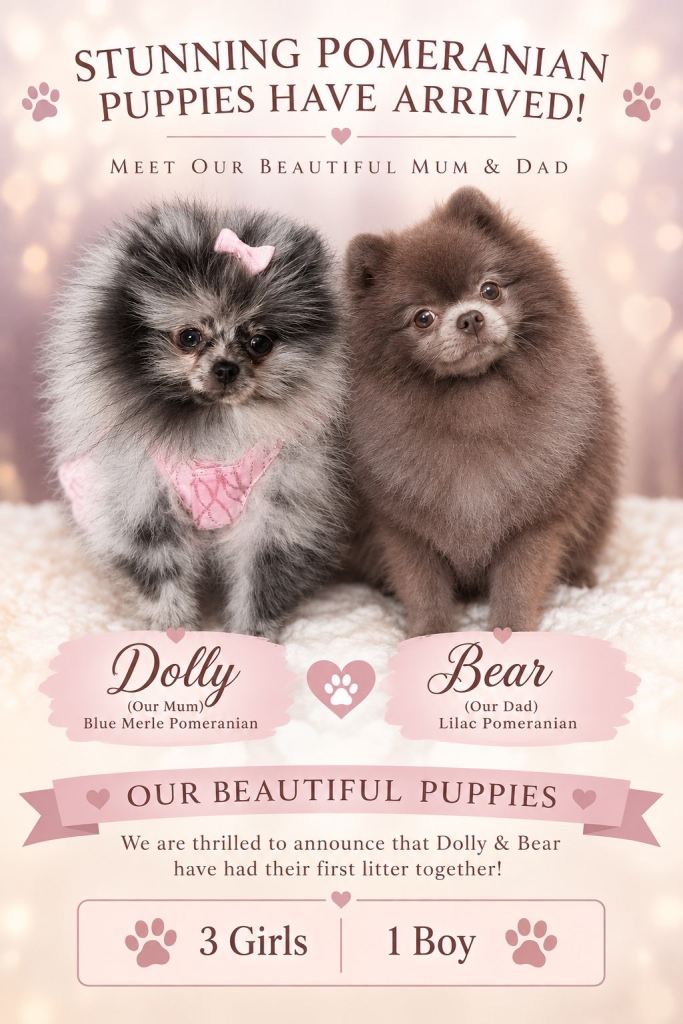 5⭐️ Pomeranian puppies