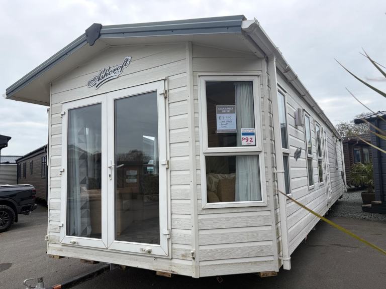 ABI ASHCROFT 37X12 • 2 BED • DG • CH • LODGE OFF STE • £16,995