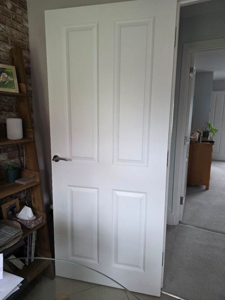 White 4 Panel internal door