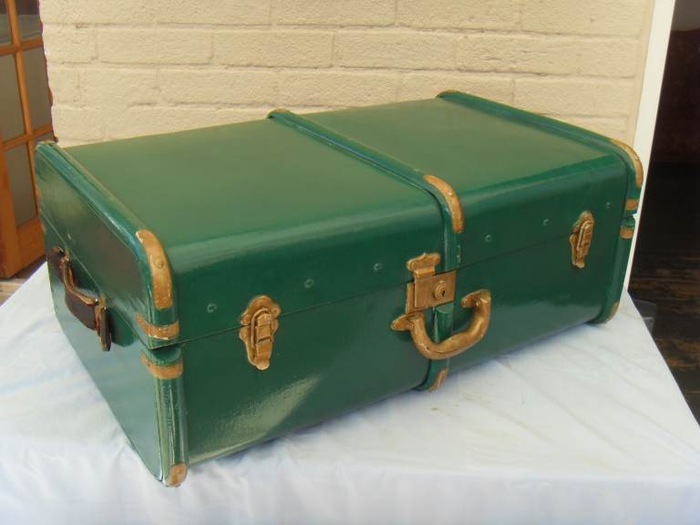 Travel Trunk Vintage, Green