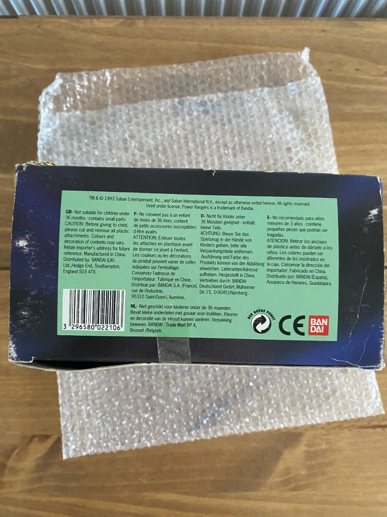 Vintage 1993 Bandai Mighty Morphin Power Rangers Evil Space Aliens Baboo 2210