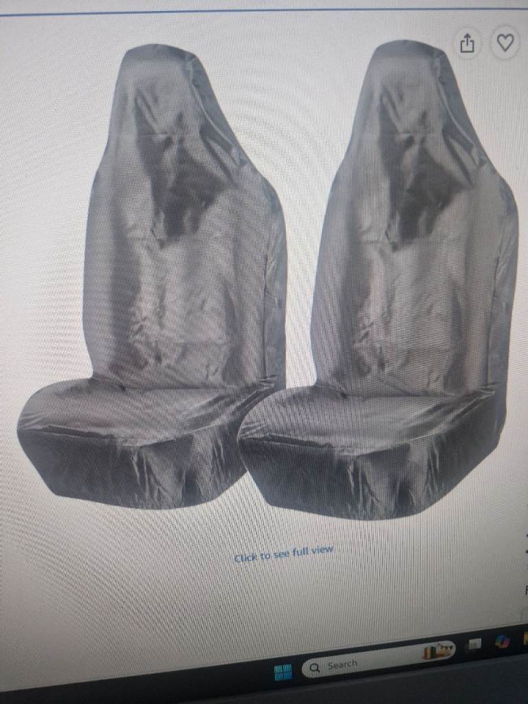 HEAVY DUTY FRONT SEAT COVER LANDROVER DISCOVERY SPORT GREY