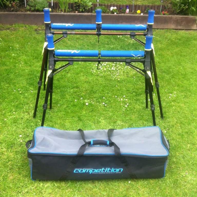 2X Matrix pole fishing rollers & Preston innovations bag