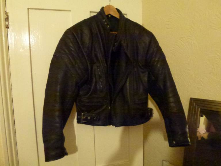 Sidi Motorcycle Jacket. Thick Supple Leather In Great Condition. Size 42 (Med - Large).