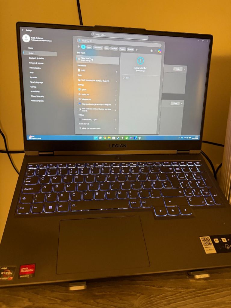 *SOLD* Lenovo Legion 5 RTX3070ti Gaming Laptop