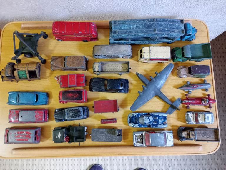 Vintage Die-Cast Toy Cars Collection Most are DINKY ""SPARES OR REPAIRS""